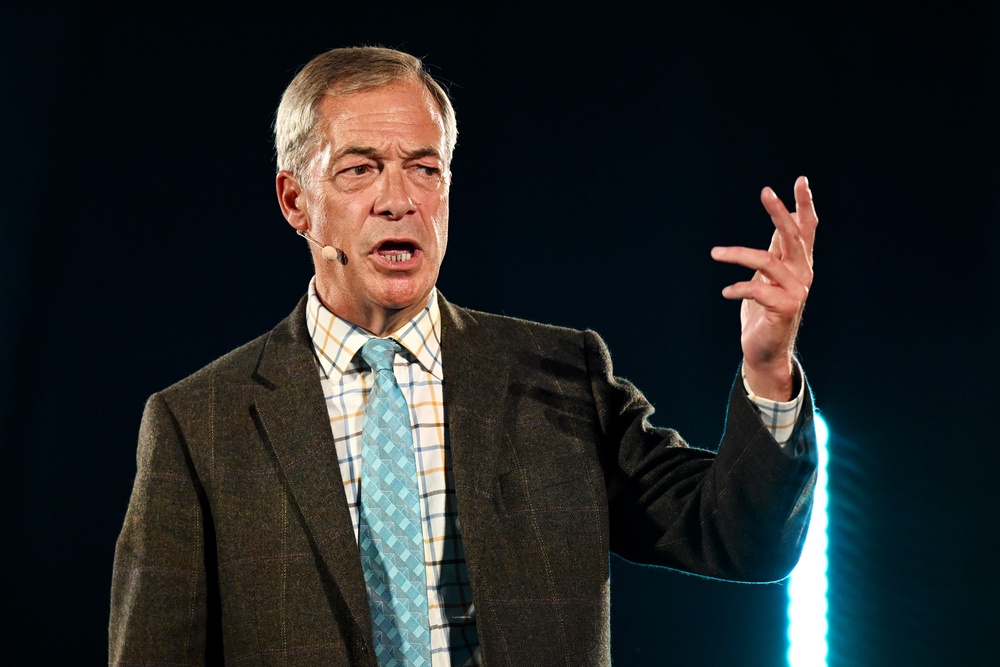 Nigel Farage claims Andy Burnham is betraying his constituents in Leave-voting Makerfield (Getty)
