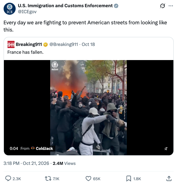 The US made a scathing comment on its ally before France clapped back (ICE)
