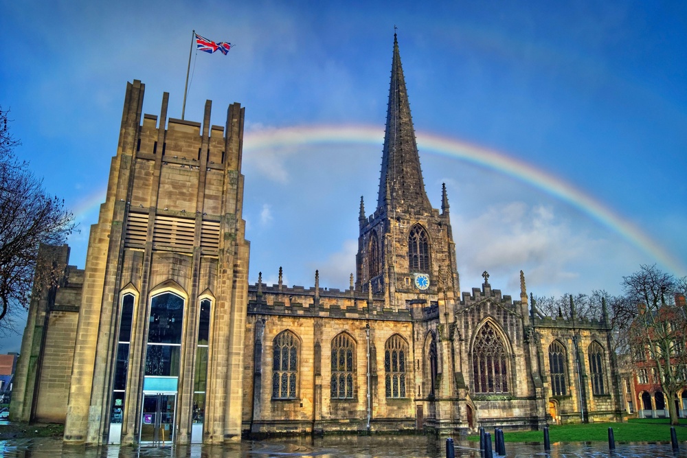 Sheffield Cathedral is one of the must-visit elements of the South Yorkshire city’s historic attractions (PA)