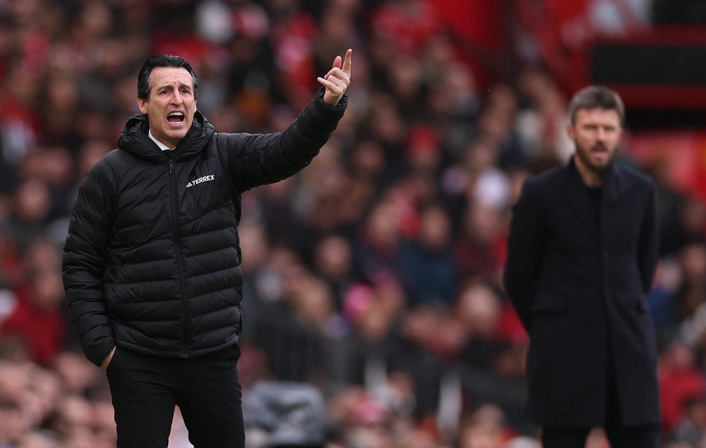 Unai Emery appears enthused by the challenge of building ‘Villa 2.0’ (Getty)