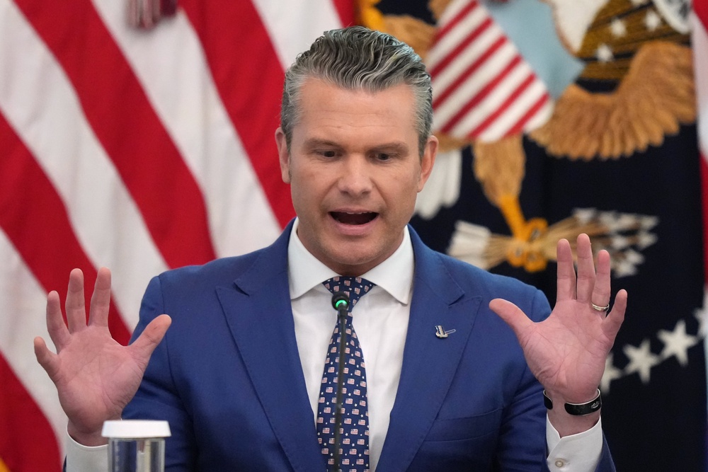 Hegseth’s team did not wait for the help of expert curators because they were furloughed at the time due to a partial government shutdown, according to the report (AP)