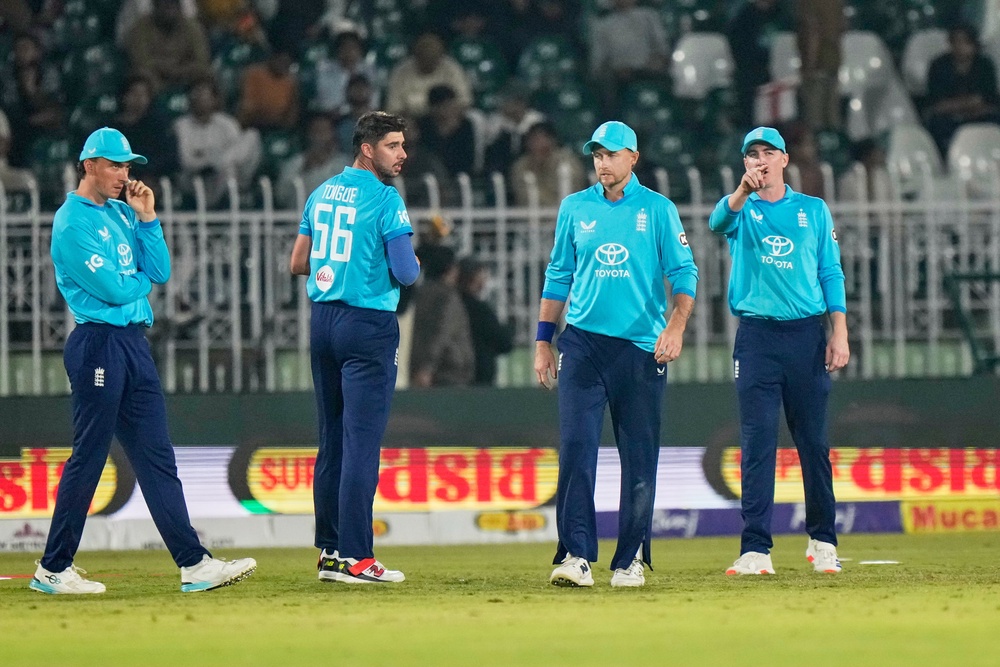 Harry Brook and his bowling attack were unable to stop Sri Lanka in their tracks (Anjum Naveed/AP) (AP)