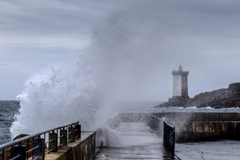 Storm Austen has brought heavy rain and winds to Cornwall and Devon (AFP/Getty)