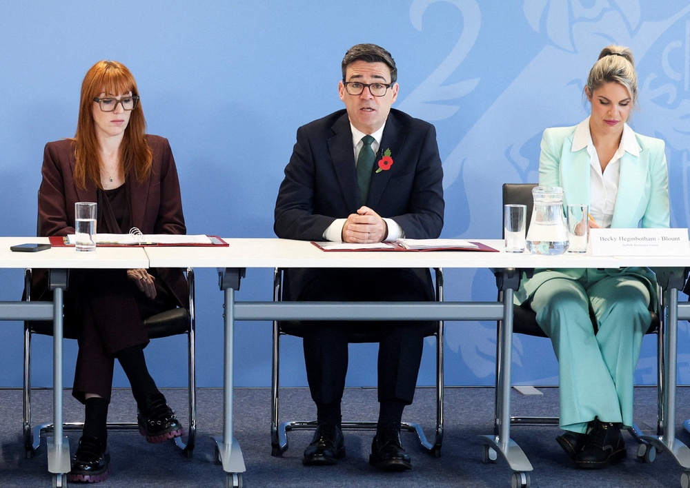 Mr Burnham spoke at a wildfires resilience summit in Liverpool (Temilade Adelaja/PA) (PA Wire)