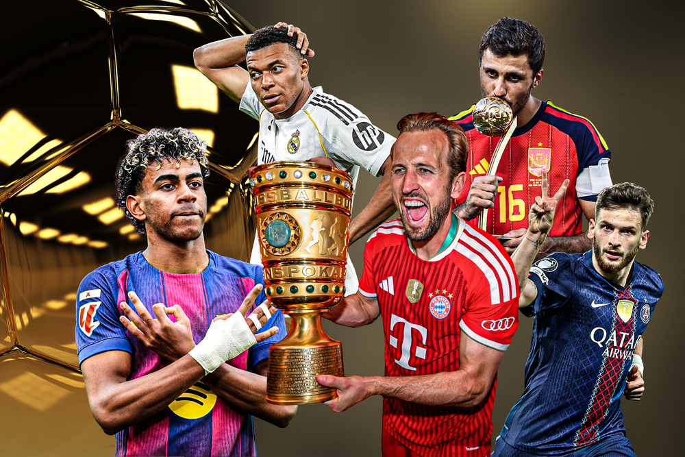 Image from: Ballon d’Or 2026 LIVE: Harry Kane, Lamine Yamal and Kylian Mbappe battle for award in London ceremony tonight