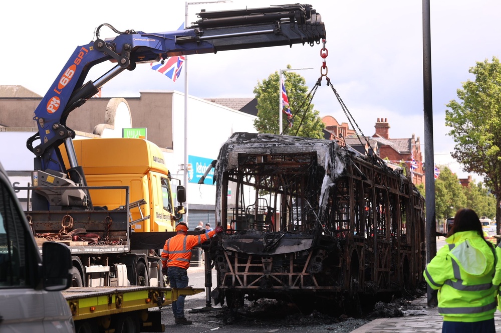 The incident sparked serious disorder (PA) (PA Wire)