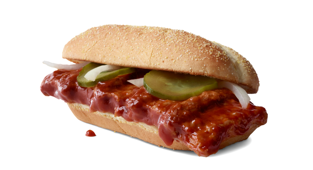 McDonald's is bringing back the McRib to select cities (McDonald's)