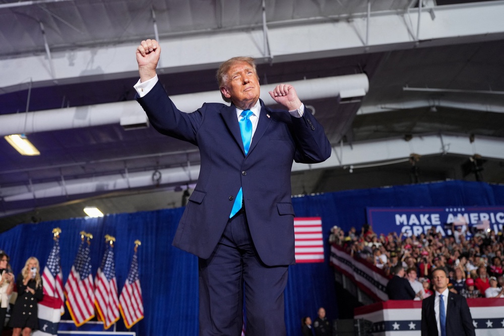Trump has embarked upon a midterms blitz across the country, galvanizing his supporters in an effort to boost the Republicans’ prospects in the midterms (Reuters)