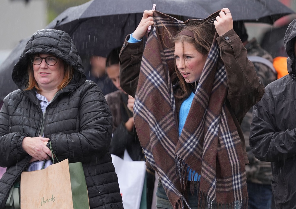 Heavy rains soaked Britons as Storm Austen hit the UK (PA)
