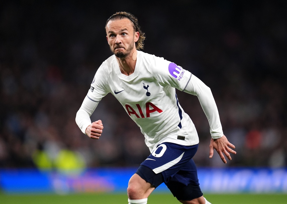 James Maddison hit the target for Spurs against Coventry (John Walton/PA)