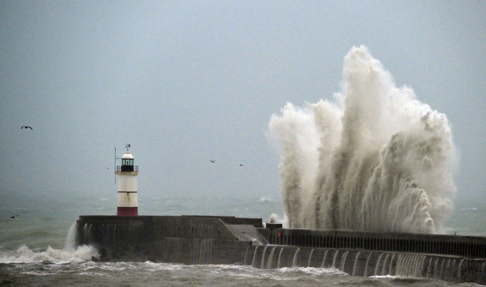 Storm Boela will bring more downpours and strong winds on Saturday (AFP/Getty)