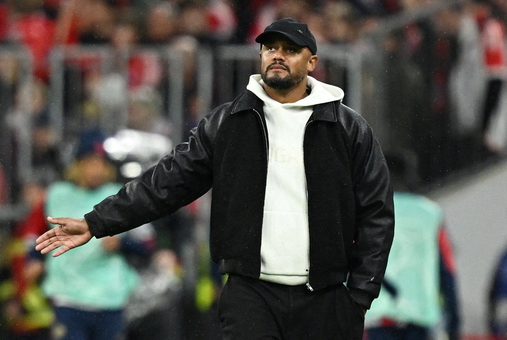Kompany has on the touchline as Bayern drew with Arsenal on Wednesday (Reuters)