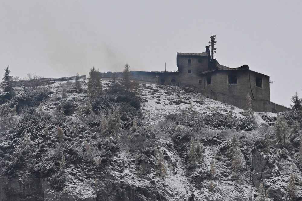 Extensive damage can be seen (AFP/Getty)
