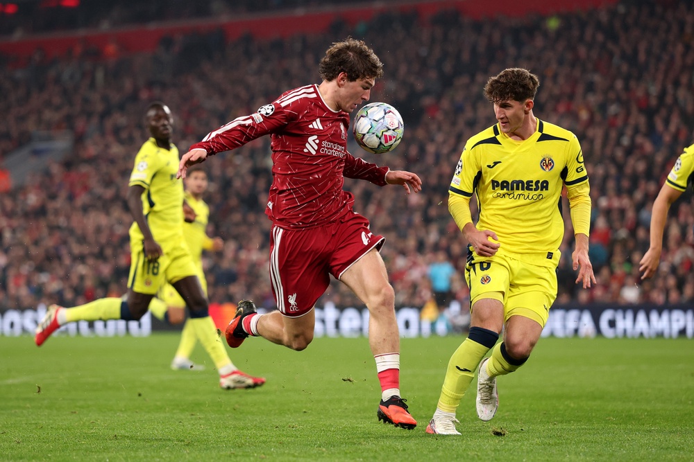 Youngster Lewis Koumas has become an important squad player for Liverpool (Getty)