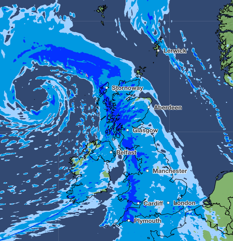 Image from: Storm Boelo latest: Hundreds of flights cancelled as 80mph winds batter UK and ‘danger to life’ warnings issued