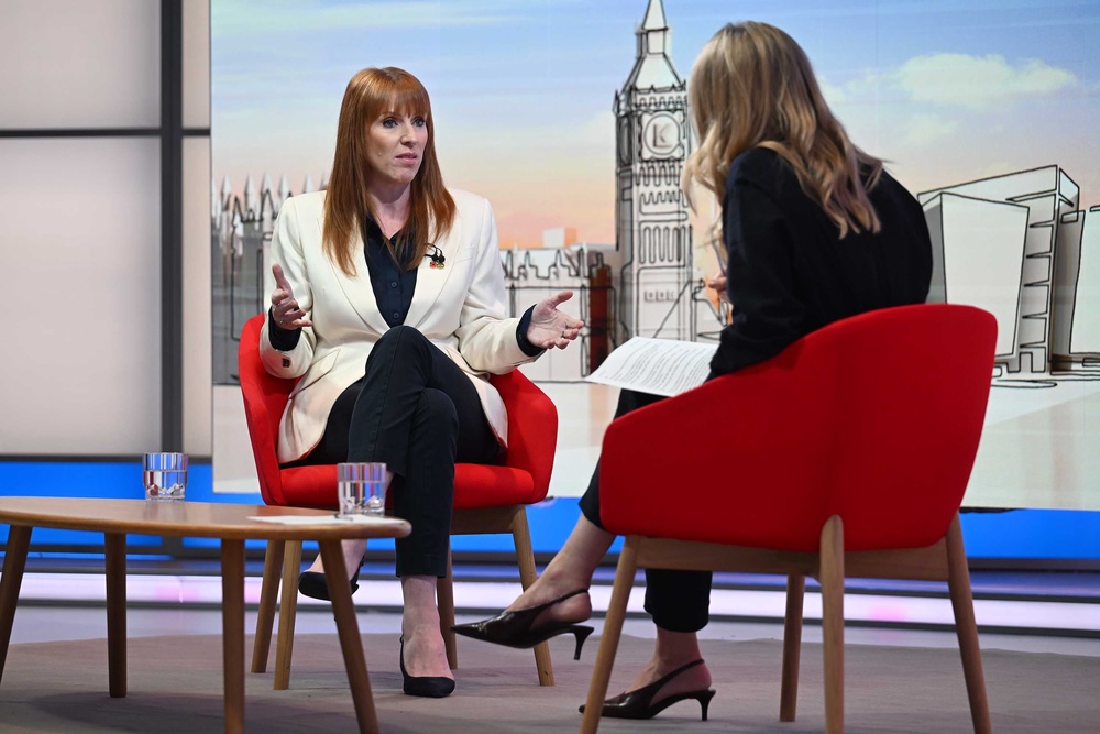 Angela Rayner told Laura Kuenssberg: ‘I want to see the best deal for the people of my constituency and for Britain’ (BBC)