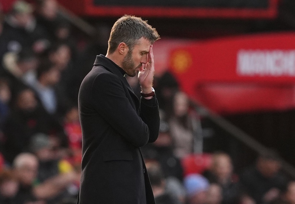 Michael Carrick is on the brink of the sack (Martin Rickett/PA)