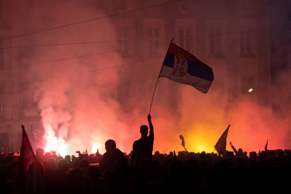 Supporters of the electoral list 