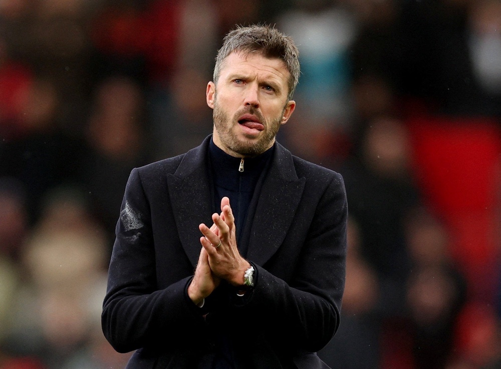 Image from: Michael Carrick latest: Under-fire manager leaves training ground after club chiefs hold crisis talks