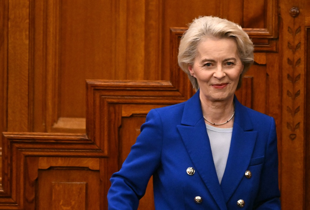 European Commission President Ursula von der Leyen congratulated the student movement. (AFP/Getty)