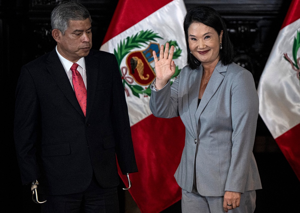Right wing leaders such as Peru's President Keiko Fujimori have alligned themselves with Trump in recent years (AFP/Getty)