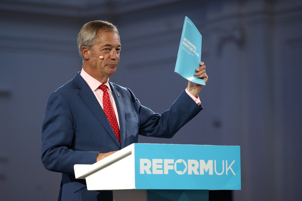 The prospects of Farage becoming PM are receding (Getty)
