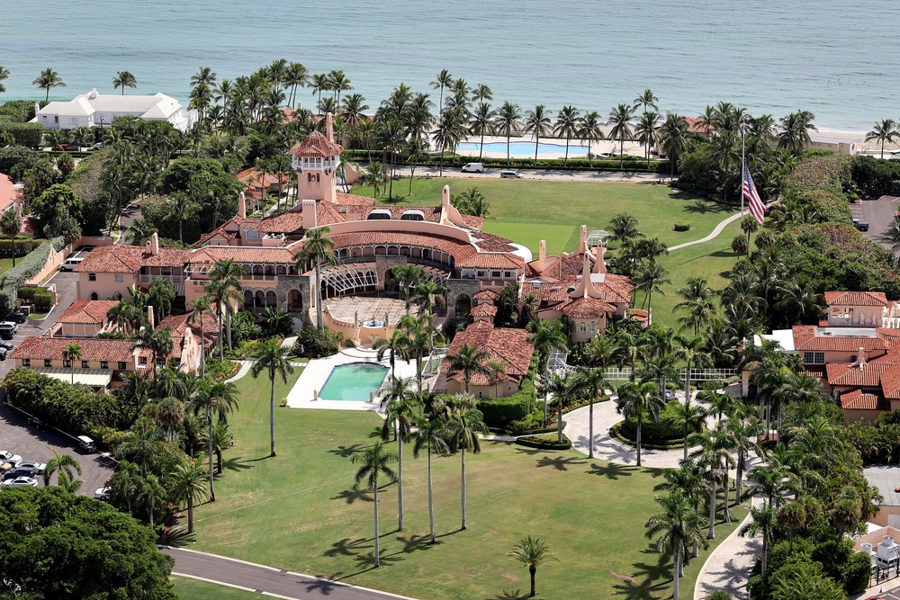 Trump joked that his supporters could barely afford a meal at his Mar-a-Lago resort, where a membership reportedly costs $1 million (Getty)