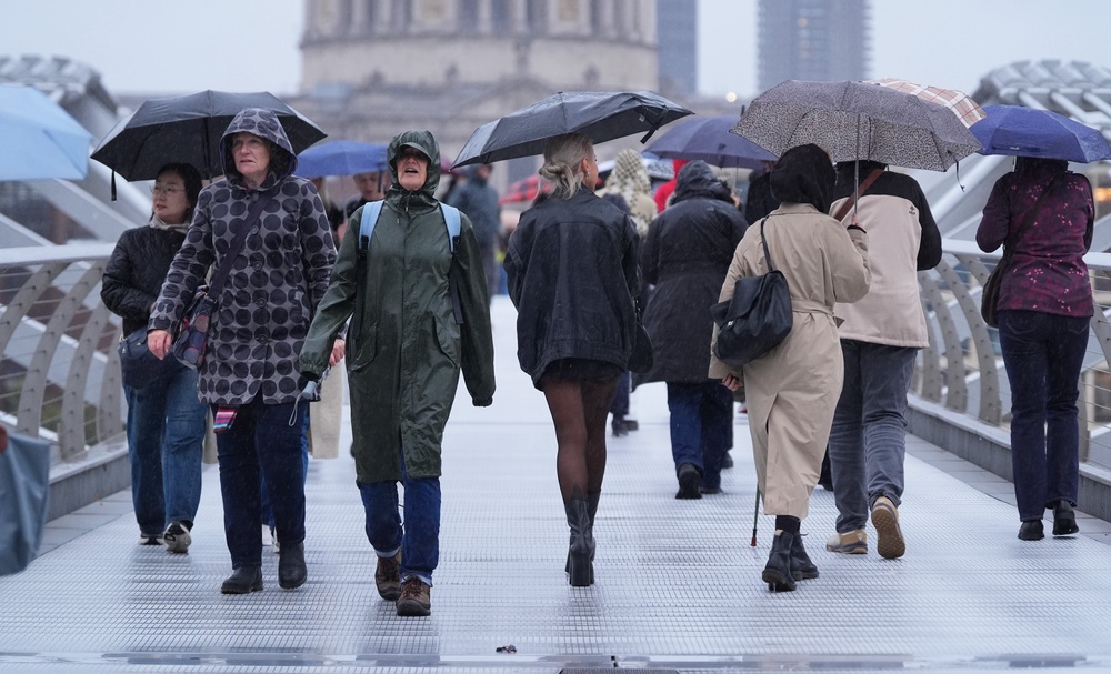 The weather conditions over the weekend will have affected ATM withdrawals, Link said (Yui Mok/PA) (PA Wire)
