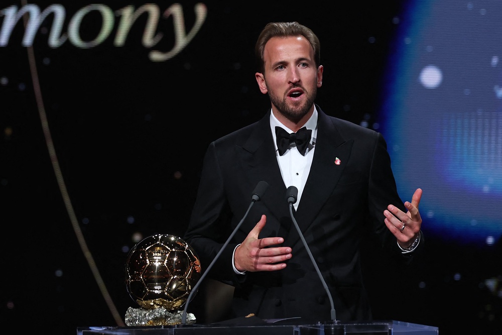 Harry Kane thanked his Bayern team-mates and wished manager Vincent Kompany well after his hospitalisation (AFP/Getty)