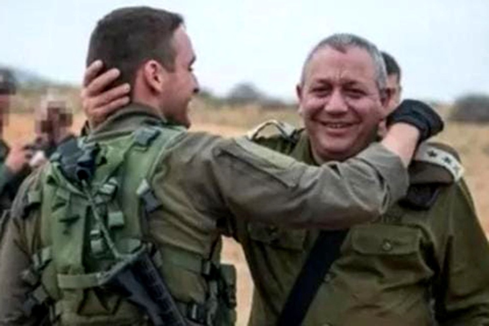Eisenkot with his late son, Gal, who was killed in Gaza (Social media)