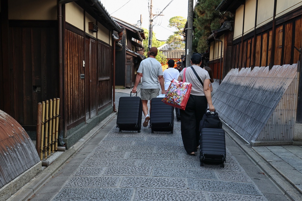 About 4,600 suitcases were recorded as found property in Tokyo in 2025, up from roughly 2,600 in 2022 (Getty)