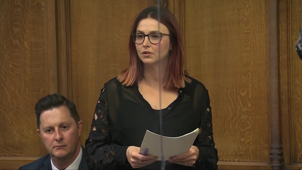 Screen grab of MP for Great Grimsby and Cleethorpes Melanie Onn speaking in the House of Commons (House of Commons/UK Parliament/PA) (PA Archive)