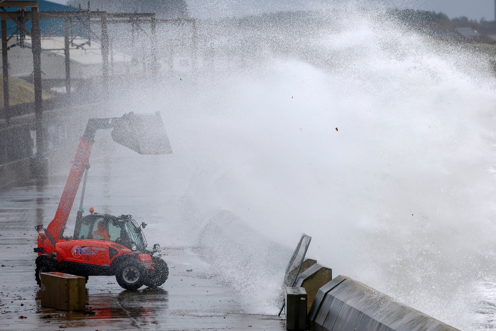 Two storms battered the UK over the weekend (Getty)