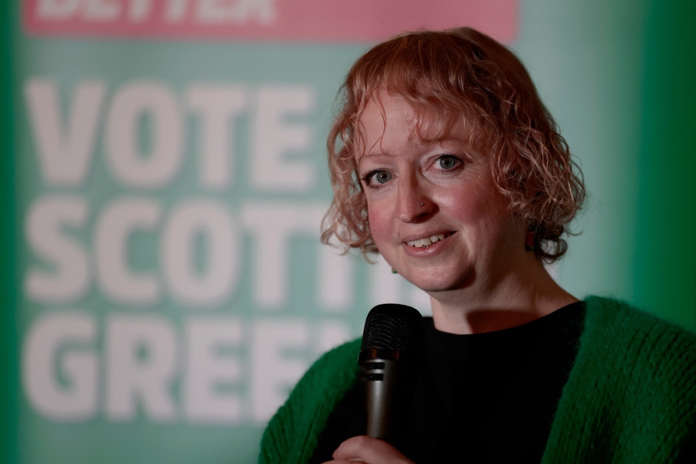 Kate Nevens was along the politicans who were interrogated and denied access to the territory on Monday (Getty)