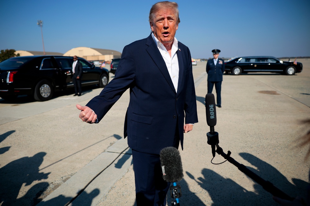 President Donald Trump, who has hit the campaign trail in multiple states in recent weeks, has dismissed polls he opposes as ‘fake’ (Getty)