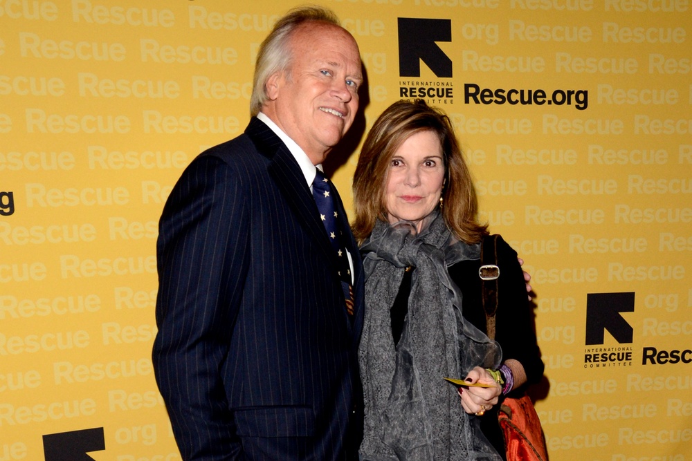 Dick Ebersol with Susan Saint James in 2011 (AP)