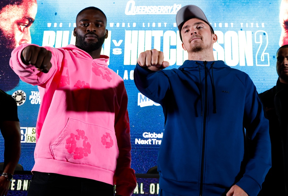 Buatsi and Hutchinson pictured in September (PA)