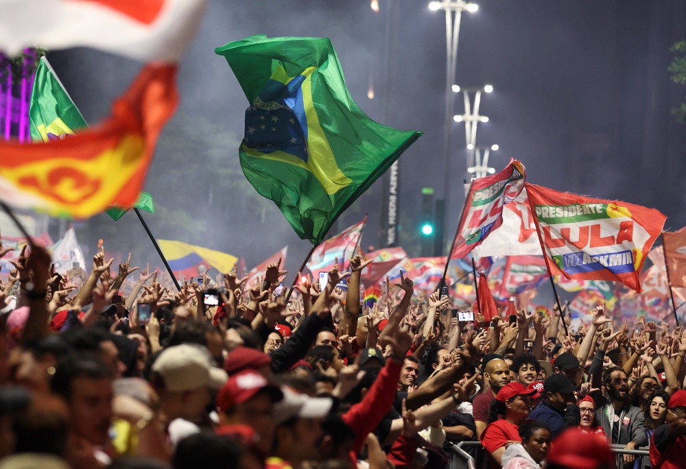 80-year-old Lula took a 51.79 per cent share of the vote (Getty)
