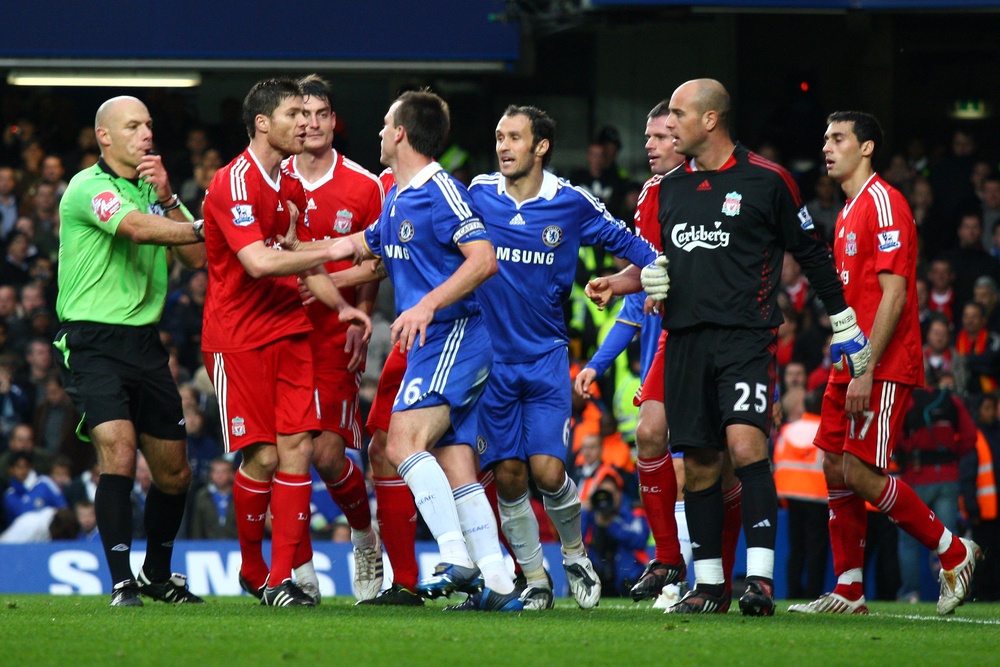 Alonso became a great at Anfield while Liverpool’s rivalry with Chelsea peaked on the pitch (Getty)