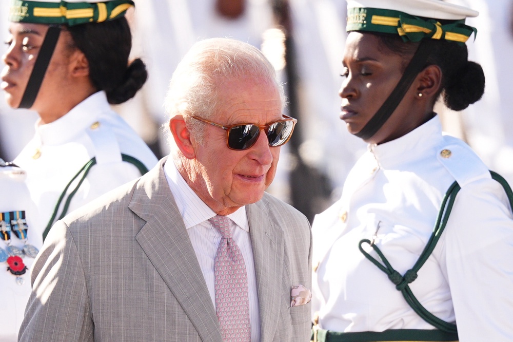 In the speech, the King is due to say some of the nation's culture was ‘born out of darkness’ (Getty)