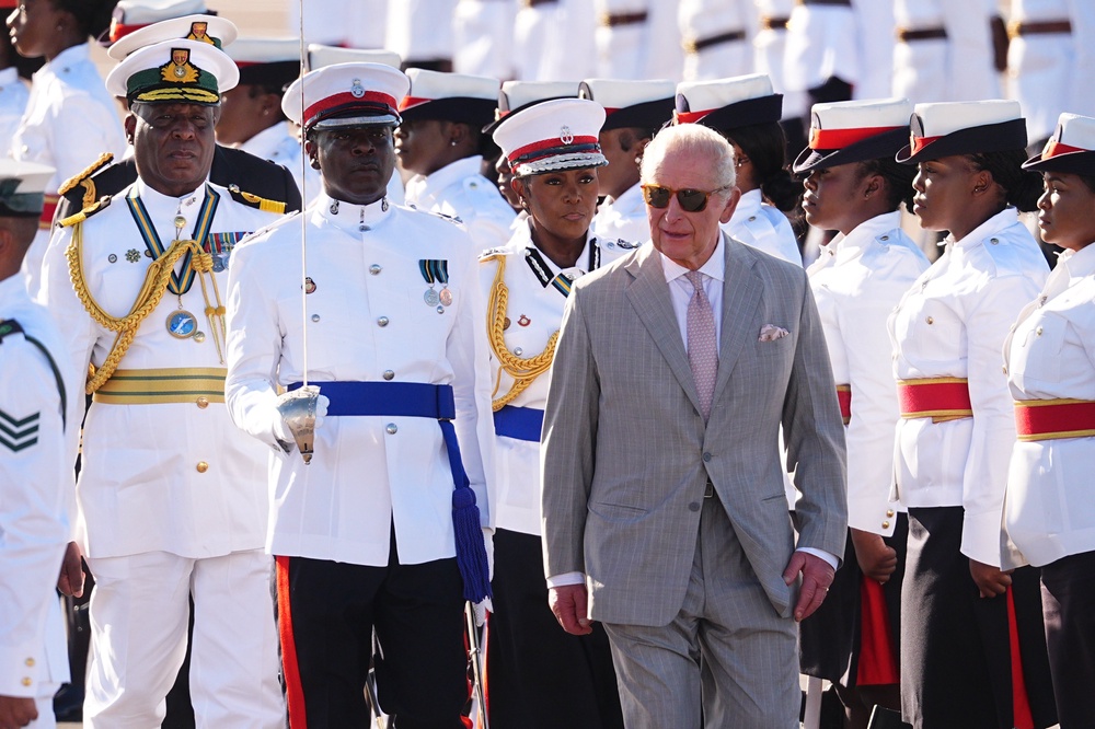 The nine-day regional tour, which includes a solo state visit to Guyana, will culminate in the Commonwealth Heads of Government Meeting (Aaron Chown/PA) (PA Wire)
