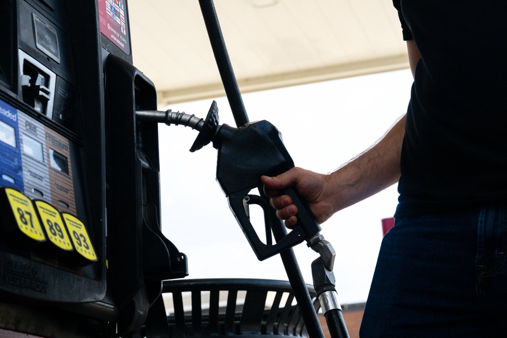 Unleaded fuel averaged less than $3 per gallon before the war in Iran started in February (Getty)