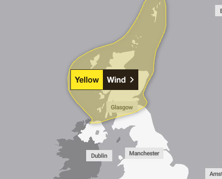 The Met Office weather warning (Met Office)