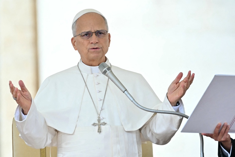 Pope Leo also pressed for a truce in the area (AFP/Getty)