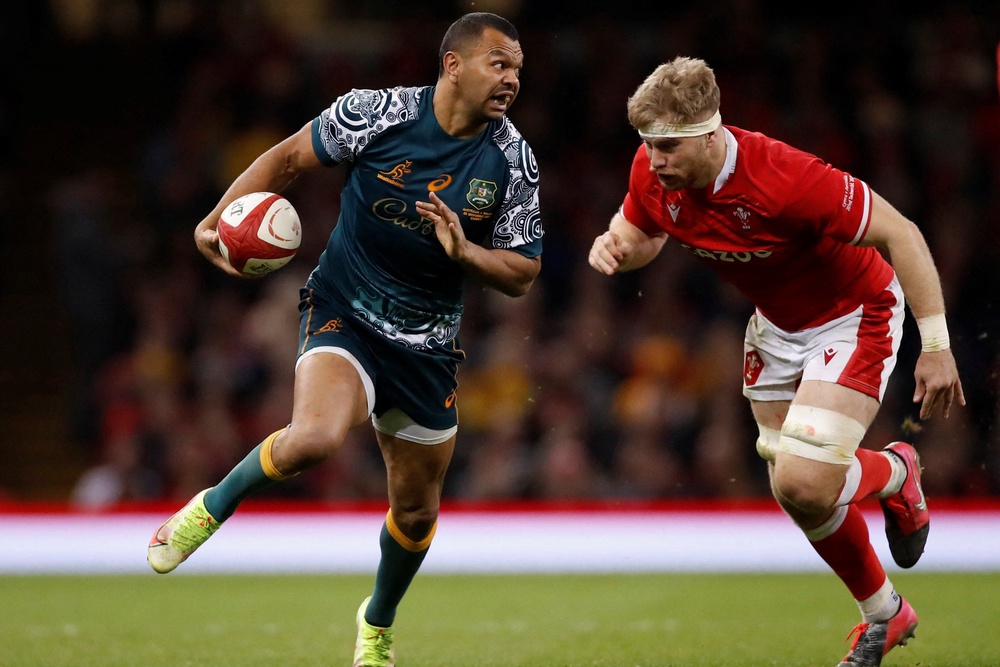 Kurtley Beale last played for Australia against Wales in 2021 (Reuters)