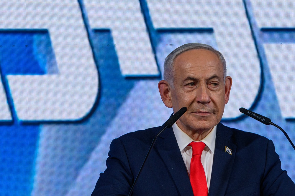 Benjamin Netanyahu was predicted not to win the election before Tuesday (Getty)