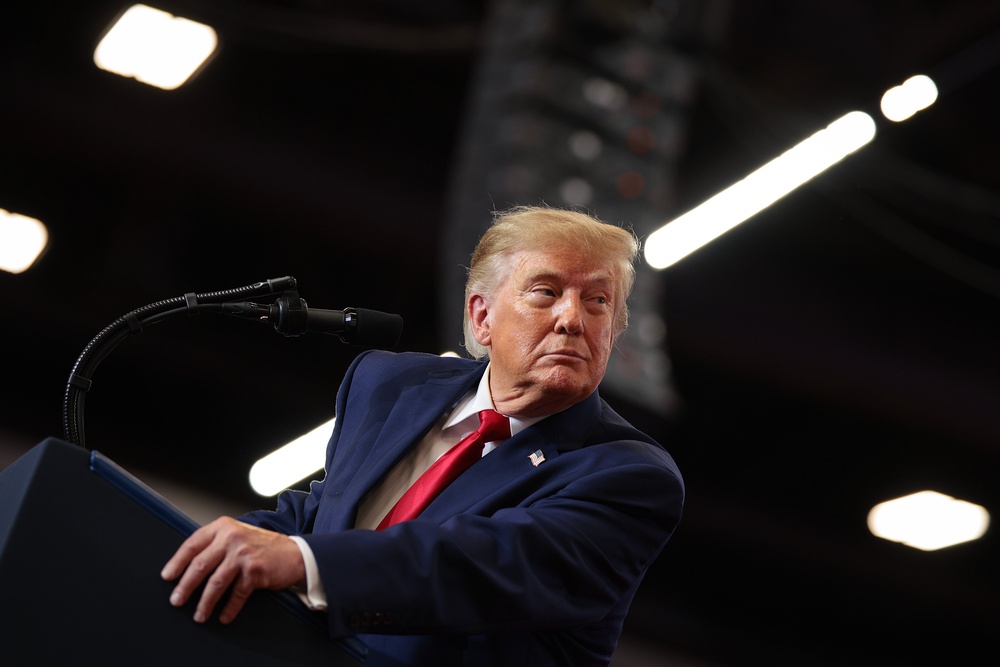 Trump has recently urged viewers to tune in to the Right Side Broadcast Network, instead of Fox News. Its part of Trump’s ongoing on-off relationship with Fox News (Getty)
