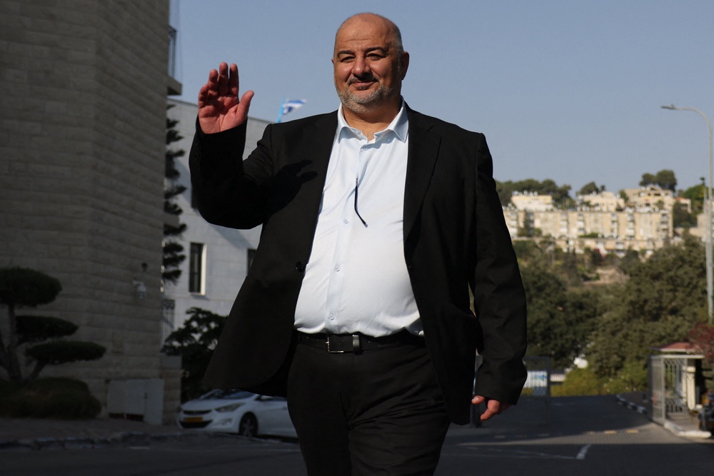Mansour Abbas’s party Ra’am was buoyed by high turnout (AFP/Getty)