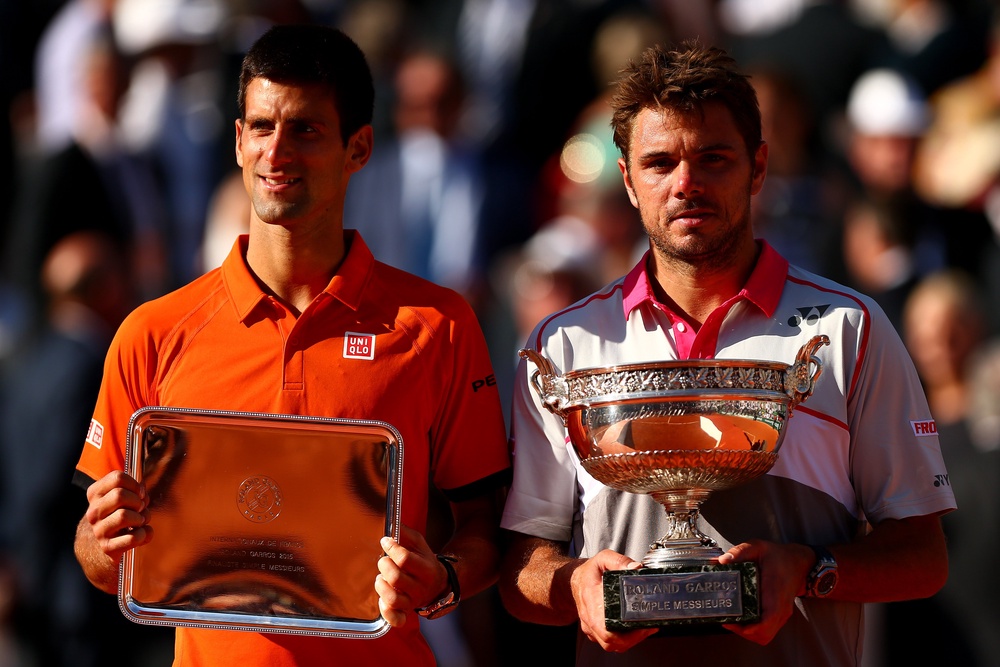 Wawrinka beating Novak Djokovic at the 2015 French Open was an all-time shock (Getty)