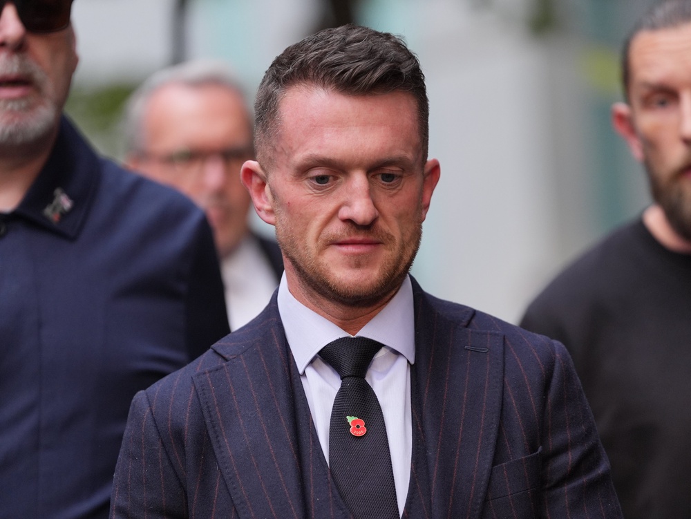 Tommy Robinson was labelled a ‘bully’ by prosecutors during his trial (PA)